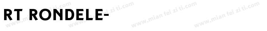 rt rondele字体转换